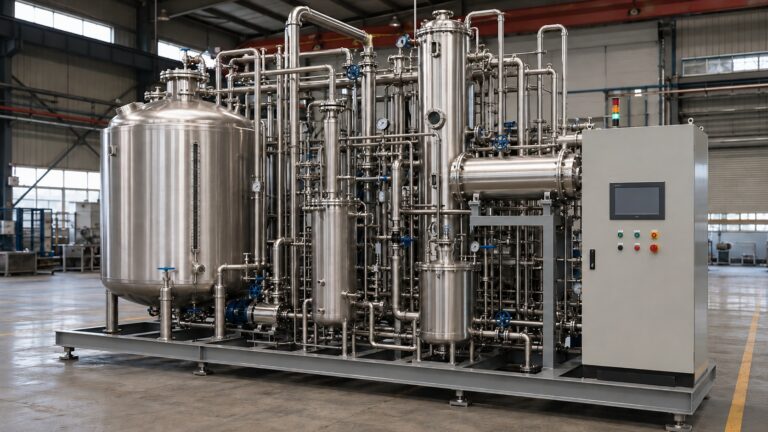 Industrial ethanol solvent recovery system for recovering used ethanol from production streams