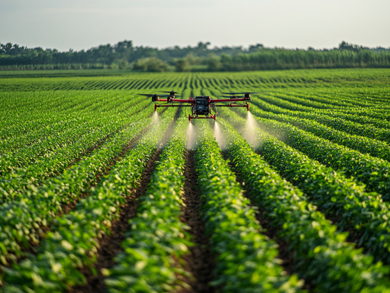 Agrochemical industry with crop protection chemicals and distillation equipment for solvent recovery