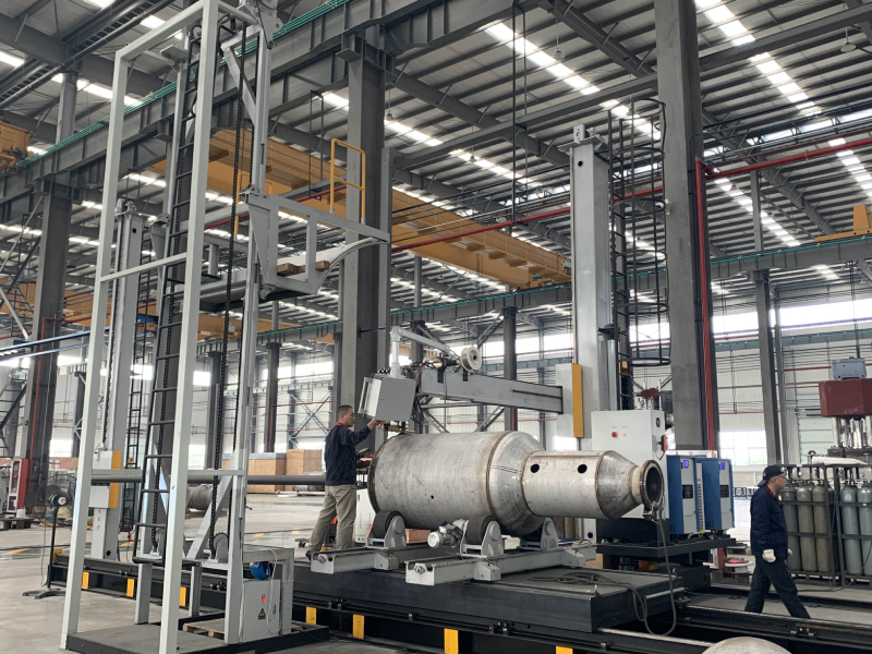 Super Distillation Company's welding equipment