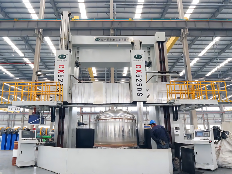 Super Distillation Company's German lathe